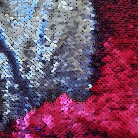 Reversible sequins decorative pillow - Picture 3 of 3